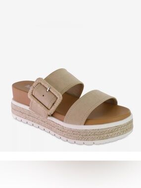 MIA Kenzy Platform Double Strap Sandals